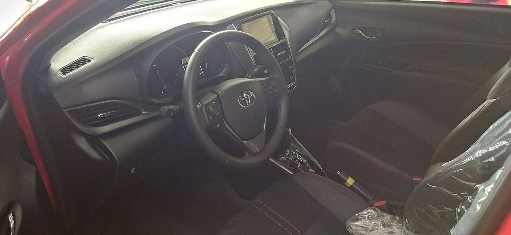 ห้องโดยสาร Toyota Vios พวงมาลัยและคอนโซลหน้า (ภาพตัวอย่าง)